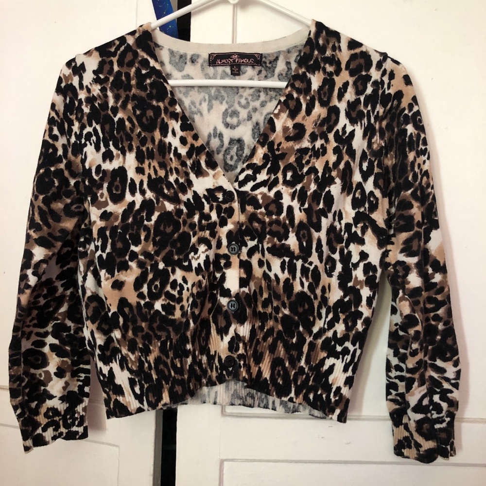 Leopard print Cardigan